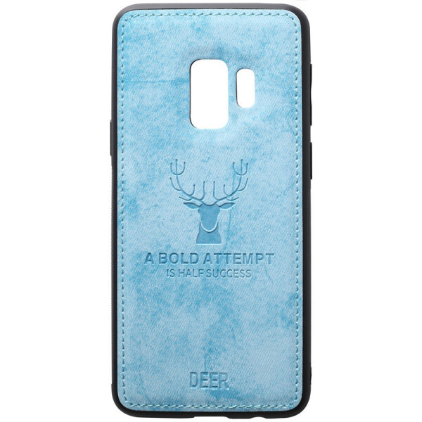 

TOTO Deer Shell With Leather Effect Case Samsung Galaxy S9 Blue