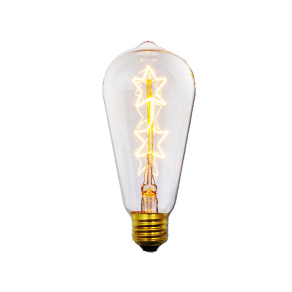 

Лампа Эдисона BauTech E27 40 Вт 220 В винтажная ST64 Double Star (1007-314-00)