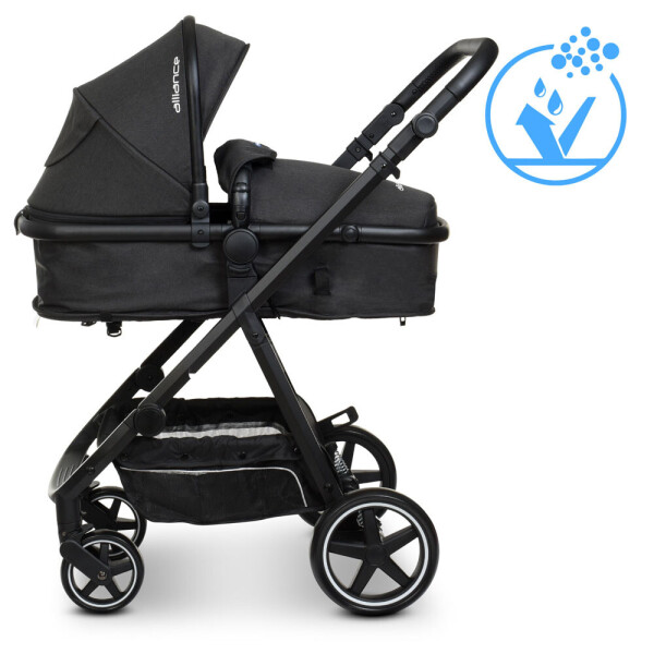 

Универсальная коляска 2 в 1 El Camino ME 1069 Alliance Denim Dark Gray, темно-серый