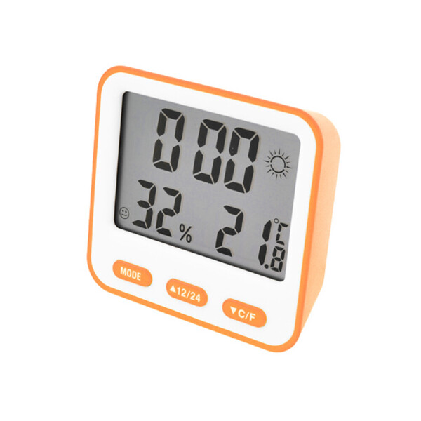 Акція на Термометр с гигрометром Thermo BK-854 Цифровой Оранжевый (1003-852-03) від Allo UA