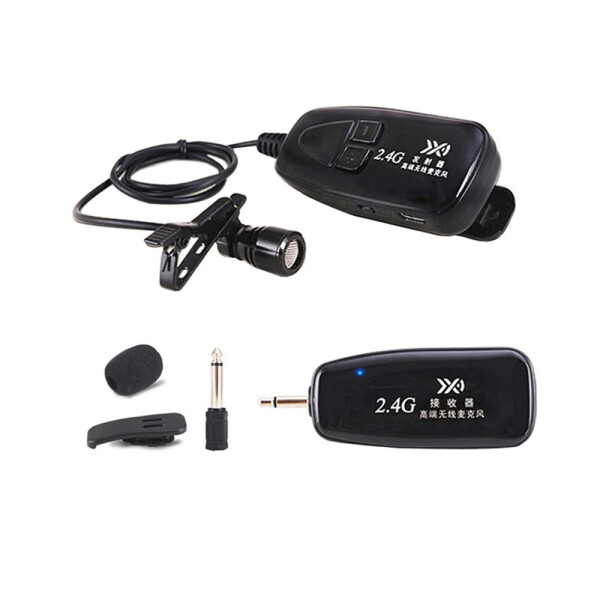 

Микрофон Lavalier 2,4G с петличкой Черный (1007-468-00)