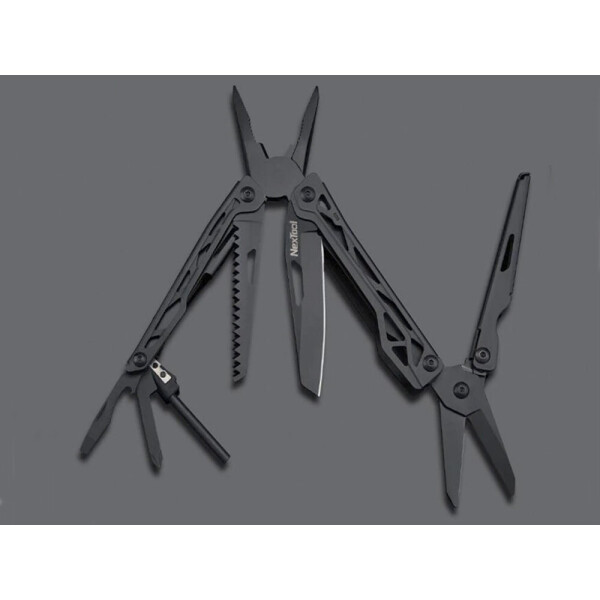 

Нож мультитул BauTech Nextool складной 11 в 1 Черный (1007-348-00)