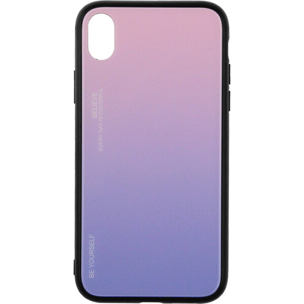 

TOTO Gradient Glass Case Apple iPhone XR Pink