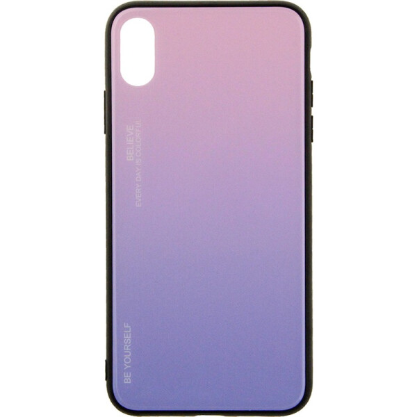 

TOTO Gradient Glass Case Apple iPhone XS Max Pink