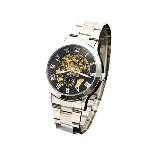 

Наручные часы Winner Мужские Механические Белый с черным циферблатом (1005-327-02)