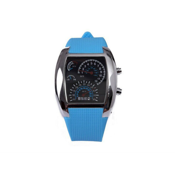 

Часы Digital Street Racer Наручные в виде спидометра Голубой (0601-001-05)