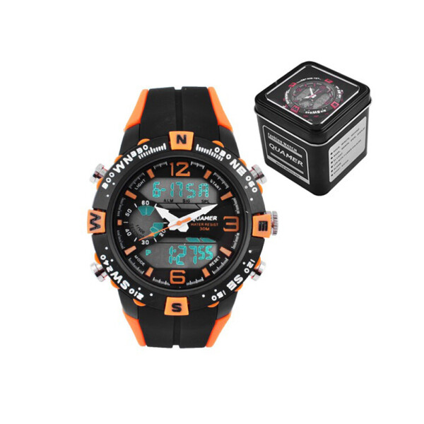 

Часы Quamer 1509 наручные Оранжевый (1007-781-01)
