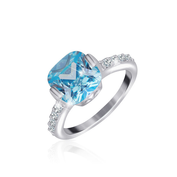 

Серебряное кольцо Сильвекс 925 16,8 (КК2ФТ/387-Е)
