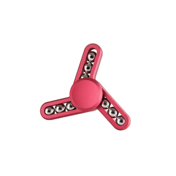 

Спиннер Fidget Spinner Металлический с вращающимися шариками Красный (1002-539-04)