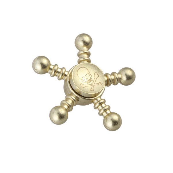 

Спиннер Fidget Spinner Металлический Череп Золото (1002-551-03)