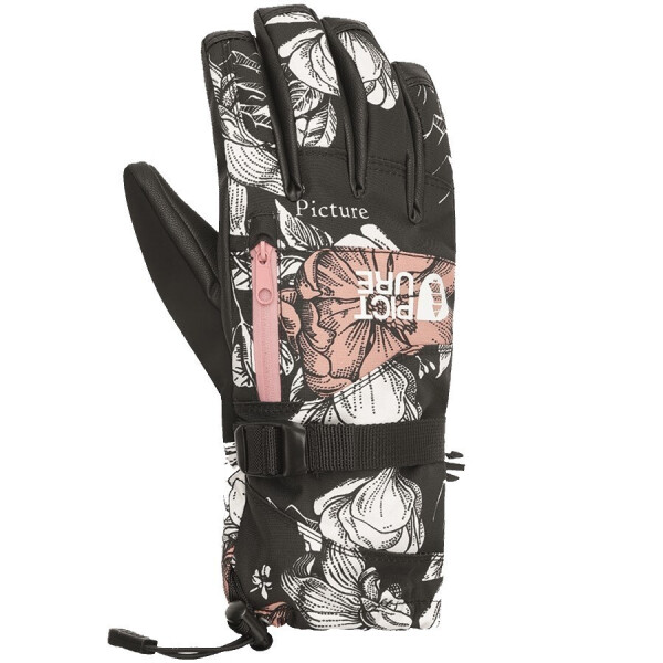 

Перчатки женские Picture Organic Palmer 7 Черный-Белый