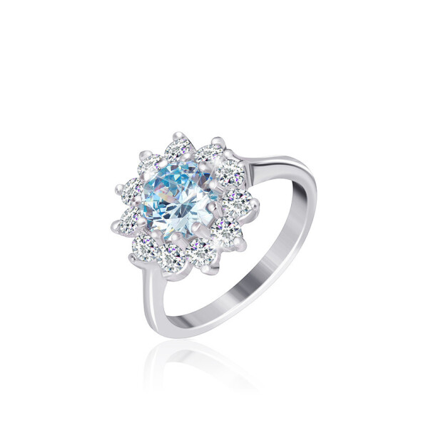 

Серебряное кольцо Сильвекс 925 17,1 (КК2ФТ/379-Ж)