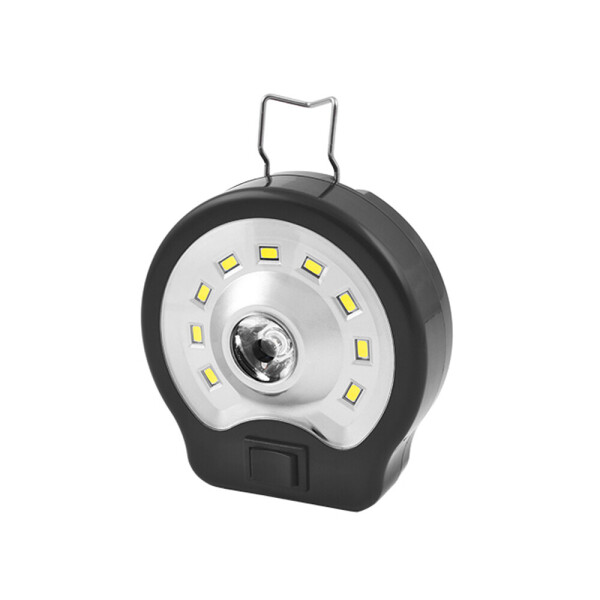 

Фонарь для кемпинга Luxury BL-985-9SMD+1LM с магнитом, 3xAAA, петлей для подвеса Черный (1004-499-00)