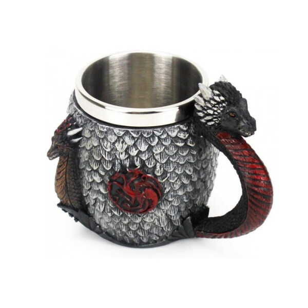 

Кружка Knight Cup 3D Game of Thrones 400 мл Серебристый (1008-165-00)