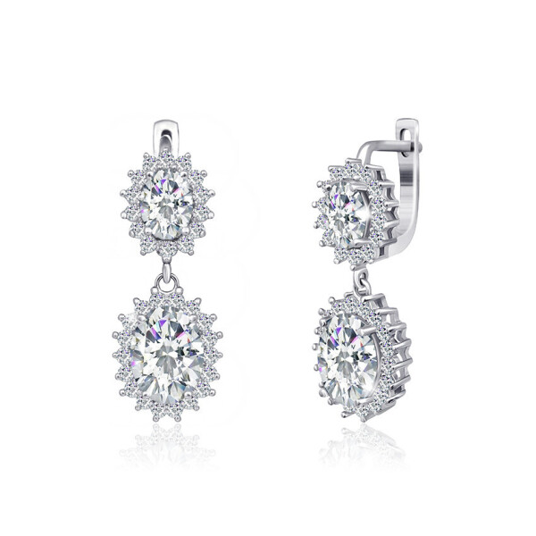 

Серебряные серьги Сильвекс 925 9 гр (СК2Ф/396)