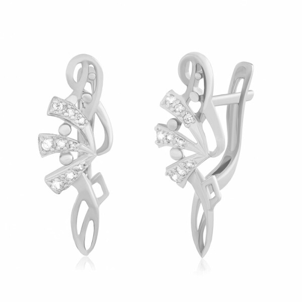 

Серебряные серьги Сильвекс 925 4 гр (С2Ф/077)