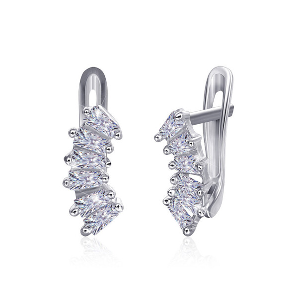 

Серебряные серьги Сильвекс 925 2,5 гр (СК2Ф/014)