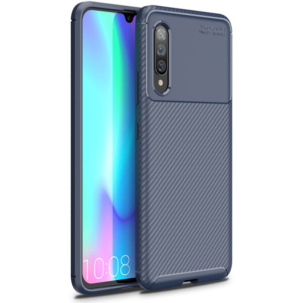 

TOTO TPU Carbon Fiber 1,5mm Case Samsung Galaxy A90 5G Dark Blue