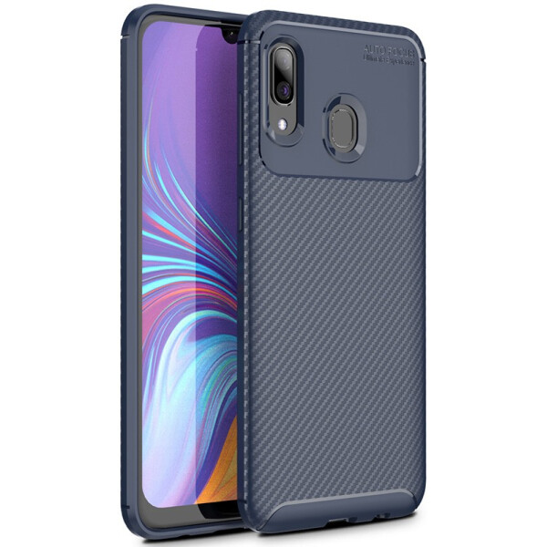 

TOTO TPU Carbon Fiber 1,5mm Case Samsung Galaxy M10s Dark Blue