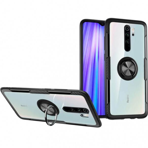 

TPU+PC чехол Deen CrystalRing под магнитный держатель для Xiaomi Redmi Note 8 Pro (Бесцветный / Черный) (766930)