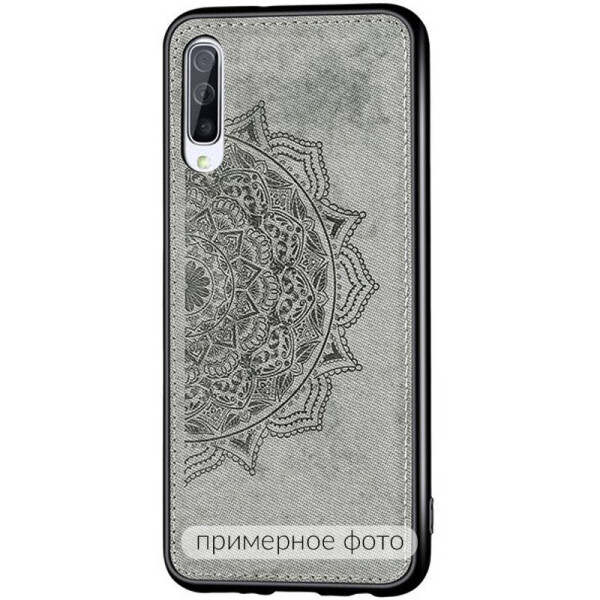 

TPU+Textile чехол Mandala с 3D тиснением для Huawei Honor 9X (China) (Серый) (769550)