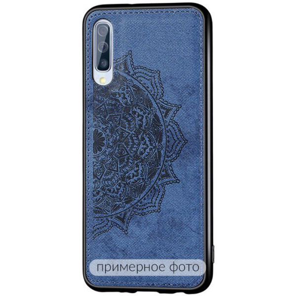 

TPU+Textile чехол Mandala с 3D тиснением для Huawei Honor 9X (China) (Синий) (769551)