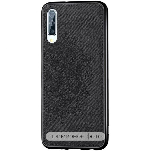 

TPU+Textile чехол Mandala с 3D тиснением для Huawei Honor 9X (China) (Черный) (769552)