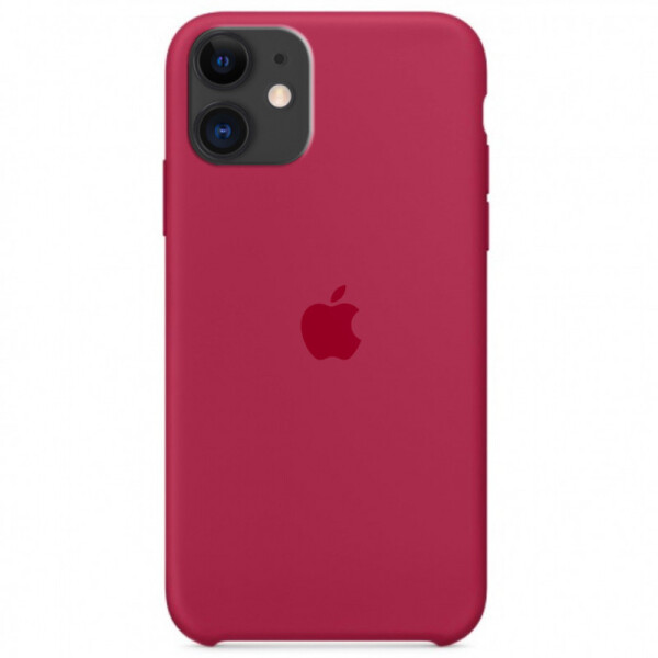 

Чехол Silicone case (A) для Apple iPhone 11 (6.1) (Розовый / Rose red) (771455)