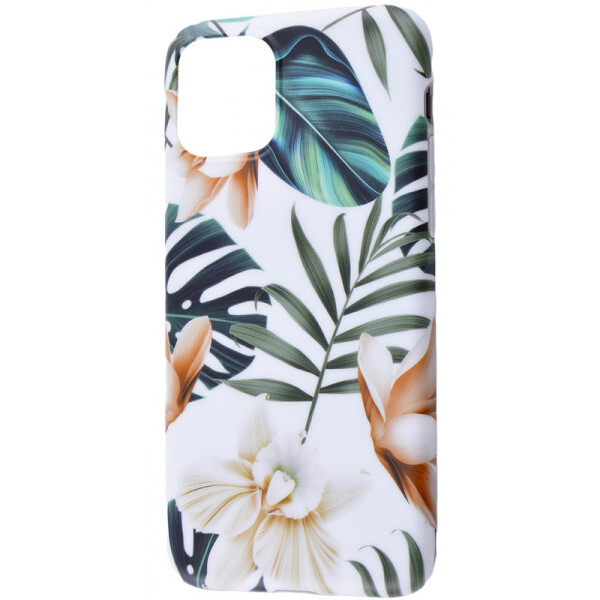 

TPU чехол Flowers Series для Apple iPhone 11 Pro (5.8) (Белые Орхидеи) (770434)