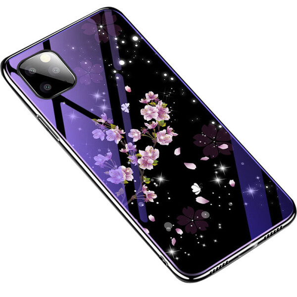 

TPU+Glass чехол Fantasy с глянцевыми торцами для Apple iPhone 11 Pro Max (6.5) (Цветение) (767072)