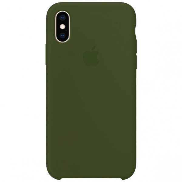 

Чехол Silicone case (A) для Apple iPhone X (5.8) / XS (5.8) (Зеленый / Army green) (771536)
