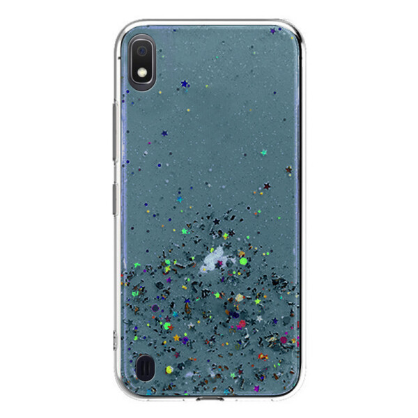 

TPU чехол Star Glitter для Samsung Galaxy A10 (A105F) (Прозрачный / Черный) (770080)
