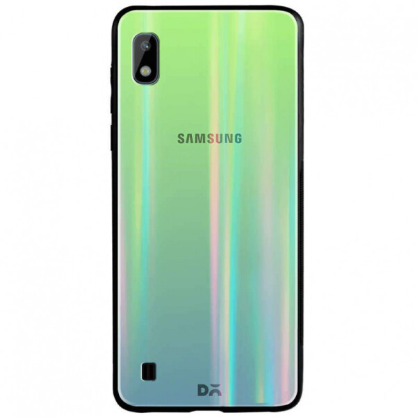 

TPU+Glass чехол Gradient Aurora с лого для Samsung Galaxy A10 (A105F) (Зеленый) (743632)