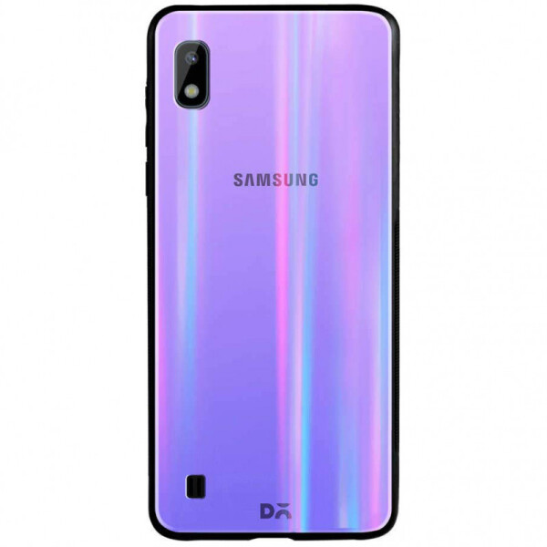 

TPU+Glass чехол Gradient Aurora с лого для Samsung Galaxy A10 (A105F) (Фиолетовый) (743635)