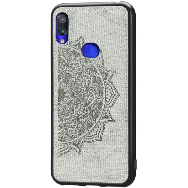 

TPU+Textile чехол Mandala с 3D тиснением для Samsung Galaxy A10s (Серый) (784290)