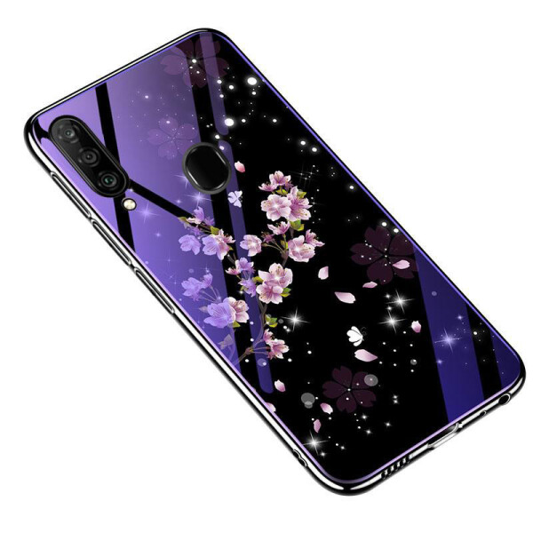

TPU+Glass чехол Fantasy с глянцевыми торцами для Samsung Galaxy A20s (Цветение) (783958)