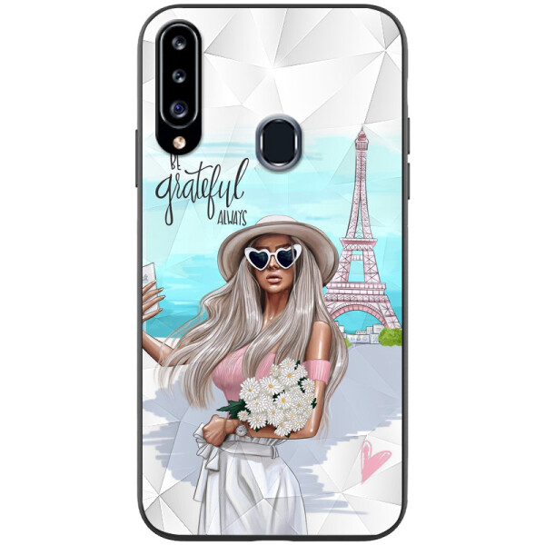 

TPU+PC чехол Prisma Ladies для Samsung Galaxy A20s (Paris) (784763)