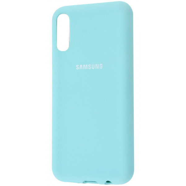

Чехол Silicone Case Full Protective для Samsung Galaxy A50 (A505F) / A50s / A30s (Бирюзовый / Ice Blue) (715783)