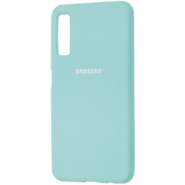 

Чехол Silicone Case Full Protective для Samsung A750 Galaxy A7 (2018) (Голубой / Light Blue) (768606)