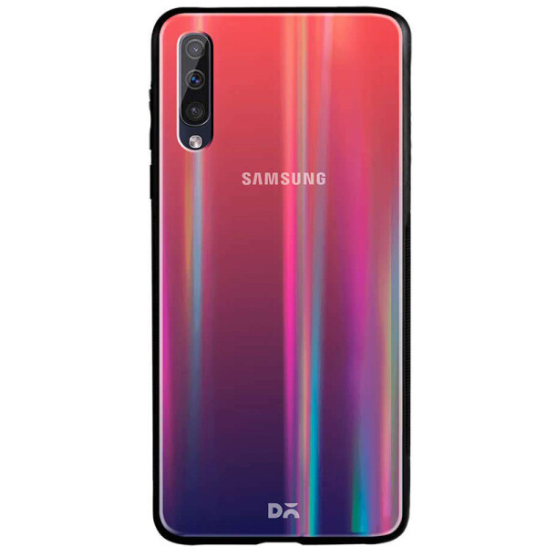 

TPU+Glass чехол Gradient Aurora с лого для Samsung Galaxy A70 (A705F) (Красный) (743651)