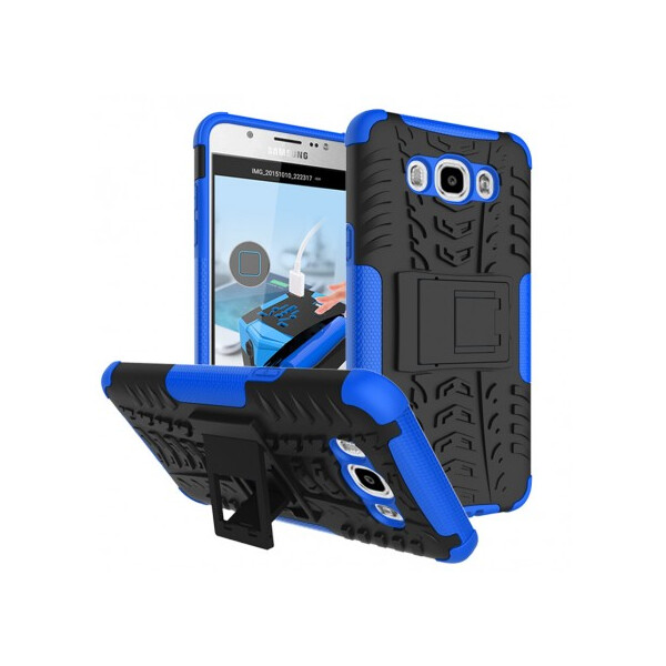 

Противоударный двухслойный чехол Shield для Samsung J710F Galaxy J7 (2016) с подставкой (Синий) (55199)
