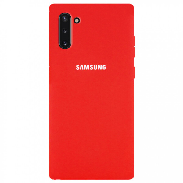 

Чехол Silicone Case Full Protective для Samsung Galaxy Note 10 (Красный / Red) (737907)