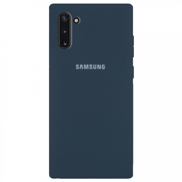 

Чехол Silicone Case Full Protective для Samsung Galaxy Note 10 (Синий / Navy Blue) (737909)