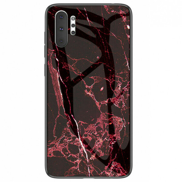 

TPU+Glass чехол Luxury Marble для Samsung Galaxy Note 10 Plus (Марсала) (769496)