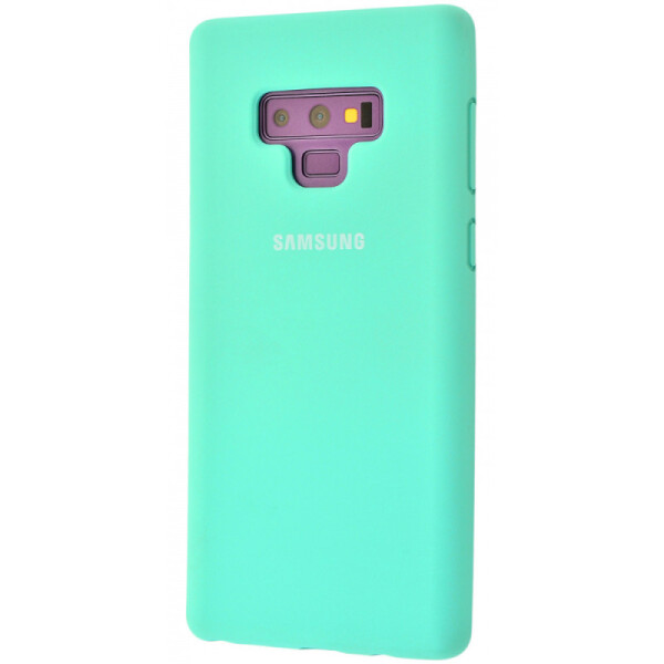 

Чехол Silicone Case Full Protective для Samsung Galaxy Note 9 (Бирюзовый / Light blue) (768673)