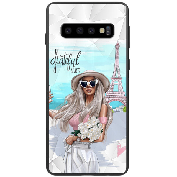 

TPU+PC чехол Prisma Ladies для Samsung Galaxy S10+ (Paris) (784773)
