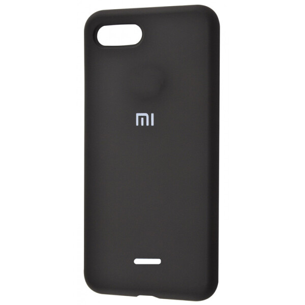 

Чехол Silicone Case Full Protective для Xiaomi Redmi 6A (Черный / Black) (761646)