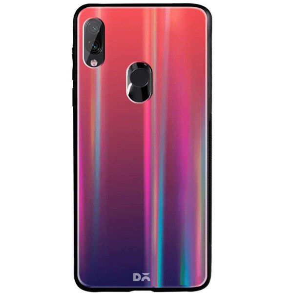 

TPU+Glass чехол Gradient Aurora с лого для Xiaomi Redmi 7 (Красный) (743669)