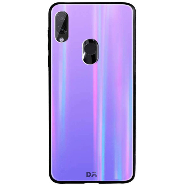 

TPU+Glass чехол Gradient Aurora с лого для Xiaomi Redmi 7 (Фиолетовый) (743671)