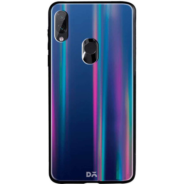 

TPU+Glass чехол Gradient Aurora с лого для Xiaomi Redmi 7 (Черный) (743672)